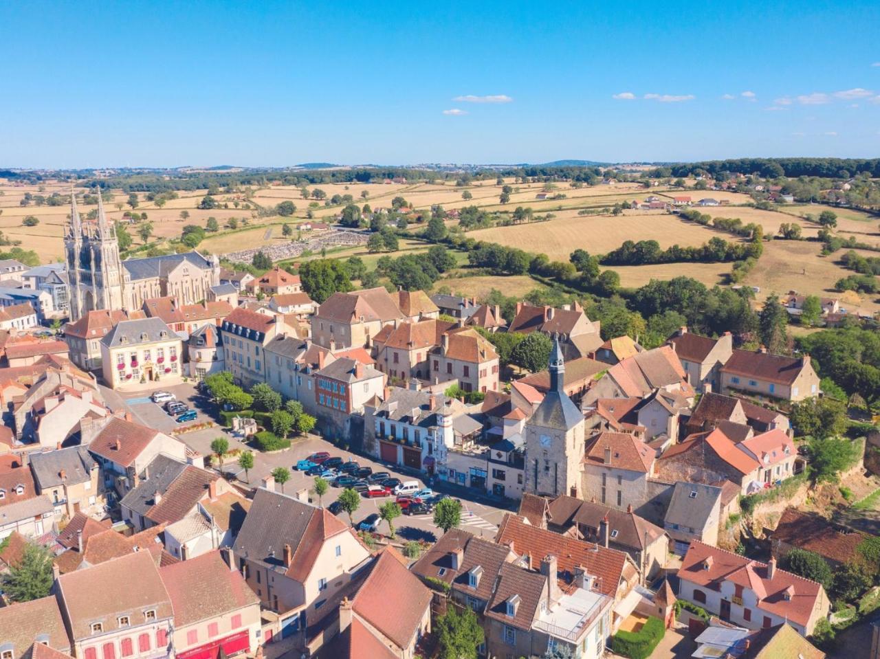 Grand Hotel De Bourbon-Lancy - Spa Et Restaurant - Logis エクステリア 写真